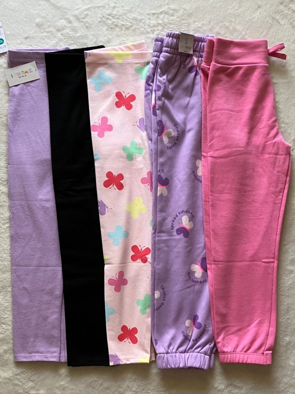 5/5T Garanimals Leggings & Joggers Pants Bundle - Picture 2 of 5